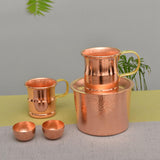 Maxbell Water Cup Wedding Holiday Beverage Cup Handcrafted Copper Cup Decor Ornament 260ml