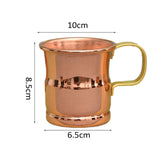 Maxbell Water Cup Wedding Holiday Beverage Cup Handcrafted Copper Cup Decor Ornament 260ml