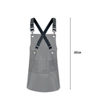 Maxbell Transparent Apron Gardening Durable Chef Apron Nordic DIY Occasion TPU Apron black