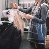 Maxbell Transparent Apron Gardening Durable Chef Apron Nordic DIY Occasion TPU Apron black