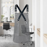 Maxbell Transparent Apron Gardening Durable Chef Apron Nordic DIY Occasion TPU Apron black