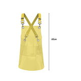 Maxbell Transparent Apron Gardening Durable Chef Apron Nordic DIY Occasion TPU Apron orange