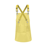 Maxbell Transparent Apron Gardening Durable Chef Apron Nordic DIY Occasion TPU Apron orange