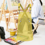 Maxbell Transparent Apron Gardening Durable Chef Apron Nordic DIY Occasion TPU Apron orange