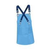 Maxbell Transparent Apron Gardening Durable Chef Apron Nordic DIY Occasion TPU Apron blue