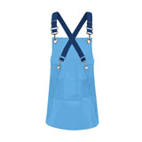 Maxbell Transparent Apron Gardening Durable Chef Apron Nordic DIY Occasion TPU Apron blue