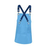 Maxbell Transparent Apron Gardening Durable Chef Apron Nordic DIY Occasion TPU Apron blue