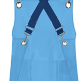 Maxbell Transparent Apron Gardening Durable Chef Apron Nordic DIY Occasion TPU Apron blue