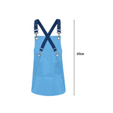 Maxbell Transparent Apron Gardening Durable Chef Apron Nordic DIY Occasion TPU Apron blue