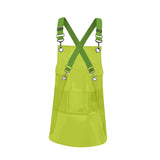 Maxbell Transparent Apron Gardening Durable Chef Apron Nordic DIY Occasion TPU Apron green