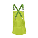 Maxbell Transparent Apron Gardening Durable Chef Apron Nordic DIY Occasion TPU Apron green