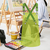 Maxbell Transparent Apron Gardening Durable Chef Apron Nordic DIY Occasion TPU Apron green
