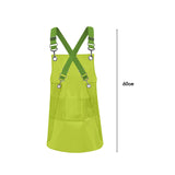 Maxbell Transparent Apron Gardening Durable Chef Apron Nordic DIY Occasion TPU Apron green