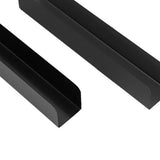 Maxbell 2x Rectangle U Shape Long Steel Cookie Mold for Fondant Cake Kitchen Dessert