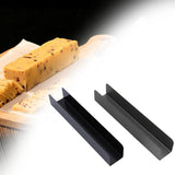 Maxbell 2x Rectangle U Shape Long Steel Cookie Mold for Fondant Cake Kitchen Dessert