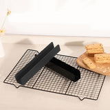 Maxbell 2x Rectangle U Shape Long Steel Cookie Mold for Fondant Cake Kitchen Dessert