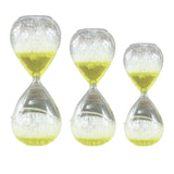 Maxbell Dream Bubble Hourglass Kitchen Durable Glass Liquid Timer for Friends Families 5.5cmx14cm