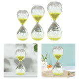 Maxbell Dream Bubble Hourglass Kitchen Durable Glass Liquid Timer for Friends Families 5.5cmx14cm