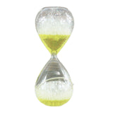Maxbell Dream Bubble Hourglass Kitchen Durable Glass Liquid Timer for Friends Families 5.5cmx14cm