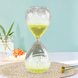 Maxbell Dream Bubble Hourglass Kitchen Durable Glass Liquid Timer for Friends Families 7cmx16.5cm