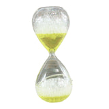 Maxbell Dream Bubble Hourglass Kitchen Durable Glass Liquid Timer for Friends Families 8cmx20cm