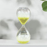 Maxbell Dream Bubble Hourglass Kitchen Durable Glass Liquid Timer for Friends Families 8cmx20cm