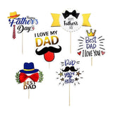 Maxbell 12x Cake Toppers DIY Decorative Cake Insert for Pastries Ornaments Gift Cake