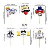 Maxbell 12x Cake Toppers DIY Decorative Cake Insert for Pastries Ornaments Gift Cake