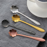 Maxbell 8 Pieces Milkshake Spoon Tableware Reusable Tea Spoon for Stirring Bar Party