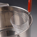 Maxbell Spaghetti Strainer Insert Set Fine Sieve Deep Fry Basket for Noodles Cooking 3 holes set