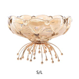 Maxbell Fruit Holder Candy Snack Tray Dried Food Plate for Candy Dining Table Snacks 25x19x16cm