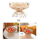 Maxbell Fruit Holder Candy Snack Tray Dried Food Plate for Candy Dining Table Snacks 25x19x16cm