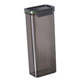 Maxbell Spaghetti Container Pasta Storage Container Airtight for Pasta Beans Cereals Grey