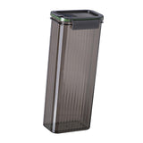 Maxbell Spaghetti Container Pasta Storage Container Airtight for Pasta Beans Cereals Grey