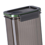 Maxbell Spaghetti Container Pasta Storage Container Airtight for Pasta Beans Cereals Grey