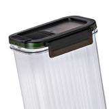 Maxbell Spaghetti Container Pasta Storage Container Airtight for Pasta Beans Cereals Clear