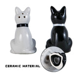 Maxbell 2x Seasoning Containers Cute Dog Shaped Spice Container for Restaurant Cafes