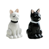 Maxbell 2x Seasoning Containers Cute Dog Shaped Spice Container for Restaurant Cafes