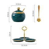 Maxbell 3Pcs Ceramic Spice Jars Condiment Jars for Restaurants Sugar Kitchen Counter Pink