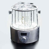 Maxbell Glass Sake Set Serving Gift Unique Sake Tank Clear for Hotel Restaurant Home