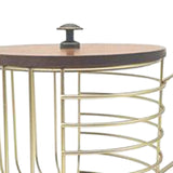 Maxbell Coffee Pod Holder Iron Coffee Capsule Storage Basket for Cafes Counter Hotel gold