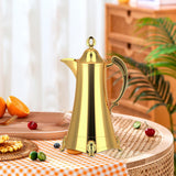 Maxbell Insulated Coffee Carafe Arabic Thermal Coffee Pot for Eid Mubarak Gatherings A