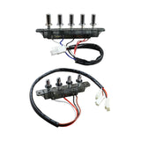 Maxbell Range Hood Switch Household Appliances Piano Type Range Hood Keyboard Switch 4 Pushbutton