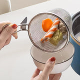 Maxbell Noodle Strainer with Handle Food Colander for Home Accessory Kitchen Noodles