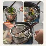 Maxbell Noodle Strainer with Handle Food Colander for Home Accessory Kitchen Noodles
