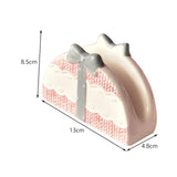 Maxbell Ceramic Napkin Holder Tissue Storage Organizer for Coffee Shop Tabletop Home