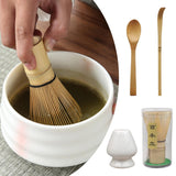 Maxbell Japanese Matcha Set Japanese Tea Utensils Traditional Gifts Matcha Whisk Set white
