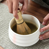 Maxbell Japanese Matcha Set Japanese Tea Utensils Traditional Gifts Matcha Whisk Set black