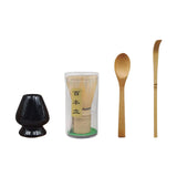 Maxbell Japanese Matcha Set Japanese Tea Utensils Traditional Gifts Matcha Whisk Set black