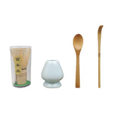 Maxbell Japanese Matcha Set Japanese Tea Utensils Traditional Gifts Matcha Whisk Set cyan